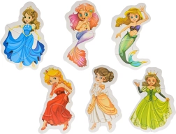 Puzzel voor kinderen Prinsessen 6-in-1