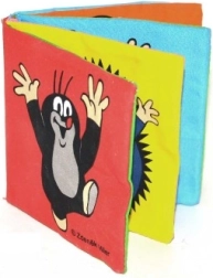 Knisperend uitvouwbaar textielboekje KRTEK 10 × 10 cm