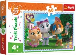 Puzzel 60 stukjes 44 CATS – Plezier met vrienden