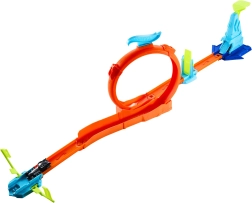 Hot Wheels stuntbaan met obstakels