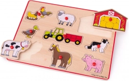 Invoegpuzzel Boerderij Bigjigs Toys