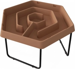 Masterkidz zeshoekige water- en zandtafel labyrint met verstelbare hoogte