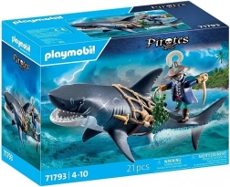 Playmobil Pirates reuzenhaai met piraat