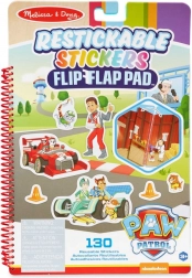 Paw Patrol herbruikbare stickers Flip‑Flap – klassieke missies