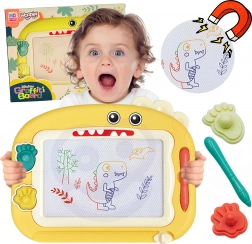 Znikopis magnetisch bord met dinosaurussen