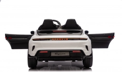 Elektrische kinderauto PORSCHE Taycan Turbo S – wit