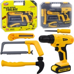 Kinderkoffertje met gereedschap 12-delig met licht en geluid