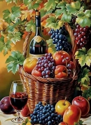 Diamond painting stilleven 30 × 40 cm