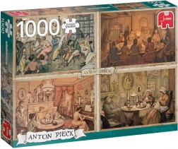 Puzzel Ontmoeting in de Woonkamer 1000 Stukken