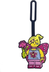 LEGO bagagelabel – Vlindermeisje