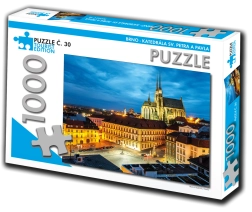 Puzzle TOURIST EDITION Kathedraal van St. Petrus en Paulus Brno 1000 stukjes