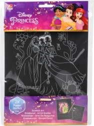 Krasplaatjes Disney Prinsessen, set van 2