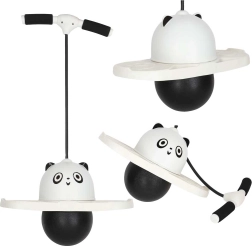 Kinder pogo jumper panda zwart-wit