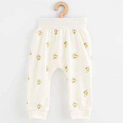 Babybroek van biologisch katoen New Baby Olijven, maat 62 (3–6 maanden)
