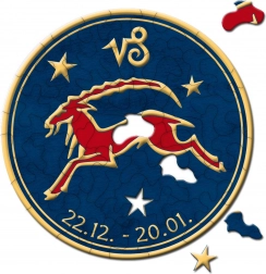 Curiosi rond puzzel Dierenriem – Steenbok, 33 stukjes