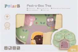 Houten spel Peek‑a‑Boo boom POLARB