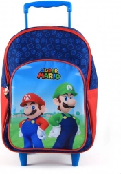 Školní rugzak op wieltjes Super Mario