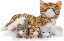 Pluche set Kittens met mamma Cozy Noxxiez
