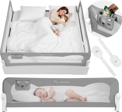 Bedhek 200 cm Nukido – grijs