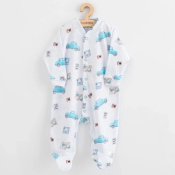 Baby-overall New Baby Classic II met autootjes, maat 62 (3–6 maanden)