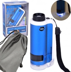 Pocketkindermikroscoop met vergroting 100×/250×, metalen