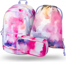 Školní set Baagl Core Painting: rugzak, etui en zak