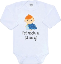 New Baby romper met opdruk ‘Als ik niet slaap, slapen jullie ook niet’