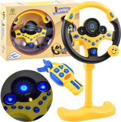 Interactief kinder-stuur op standaard met afstandsbediening en sleutels