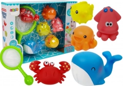 Waterdieren Badset Dolfijn Krab Net