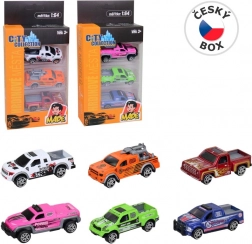 Metalen vrachtwagens, twee types