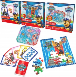 Paw Patrol 3-in-1: pop-up gezelschapsspel, jumbo kaarten en puzzel met 24 stukjes