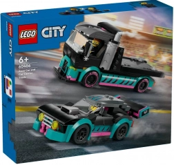 Lego City raceauto en sleeptransporter