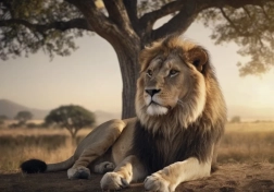 Puzzel Rustende Leeuw 500 stukjes DINO