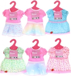 Jurkje voor pop 40–45 cm, mix van kleuren
