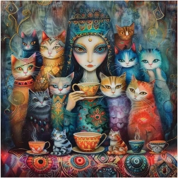 Anatolian vierkant puzzel Magische ogen 1024 stukjes