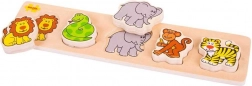 Bigjigs Baby houten safari puzzel