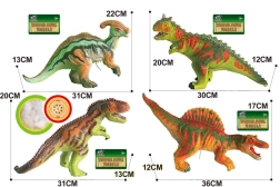 zachte dinosaurus met geluid 38 cm – 4 soorten