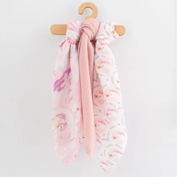 katoenen luiers met print 70×80 cm, 3 stuks, voor meisjes