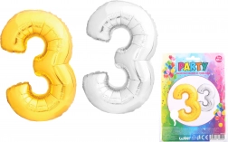 Opblaasbare ballon in de vorm van cijfer 3