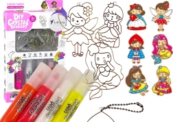 Set ramenhanger-raampjes om te schilderen – prinsessen, 6 stuks