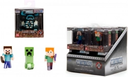 Minecraft metalen verzamelfiguur 6,5 cm – Steve, Alex, Creeper of Warden