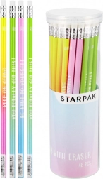 Potlood met gum in ombre-buis