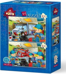 Puzzel Kleine Reparateurs 2×100 stukjes