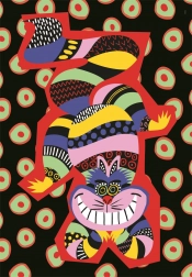 puzzel 500 stukjes disney cheshire cat compact