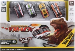 Lanceringbaan met dino en autootjes