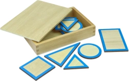 Moyo Montessori basisplaten voor geometrische lichamen met doosje