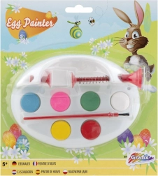 Palet om paaseieren te verven met houder