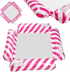 Opblaasbare zwembadlounge schommelstoel roze