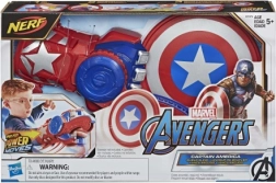 Avengers schild en handschoenen van Captain America