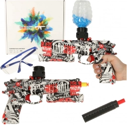 Pistool voor watergelballetjes met USB-opladen en bril